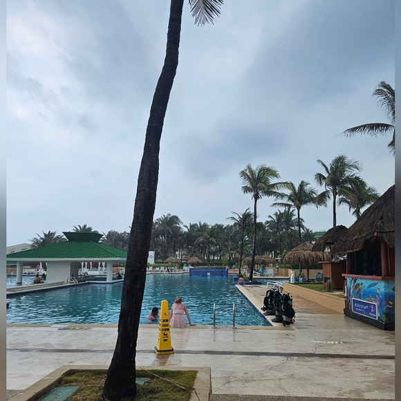 Colorful, bikini, bottom size X large by ocean Pacific blue, hot, pink, … - Picture 2 of 10